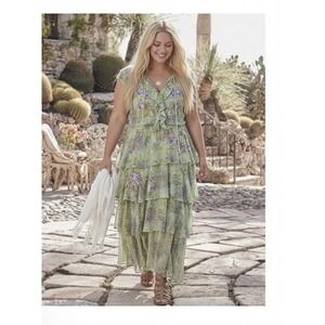 sundance princess dreams dress Sundance Princess Dreams Embroidered Boho Bell Sleeve Sheath Dress Large Blue